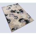 Microfiber area rug with wash drawing design